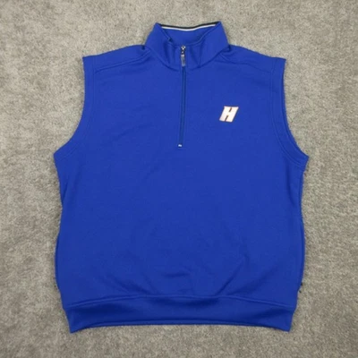 Chaleco Hofstra Pride Hombres Grande Azul Callaway Golf 1/4 Cremallera Pullover Logo Universidad Foto 1 de 4