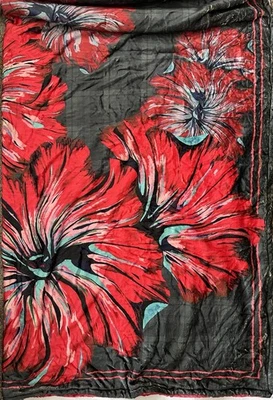 MANTA ACOGEDORA JOHNNY WAS SOL NACIENTE, ESTILO REVERSIBLE H19723-O, FLORAL/MULTIL NUEVA CON ETIQUETAS Foto 1 de 4