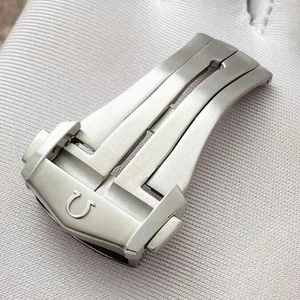 For OMEGA Watch Clasp Buckle SeaMaster SpeedMaster Diver Deployment 18mm - Picture 1 of 14