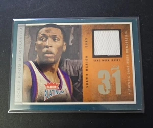 2003-04 Fleer Platinum Locker Room Memorabilia Suns Card #SHM Shawn Marion Jrys - Picture 1 of 4