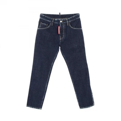 DSQUARED2 Denim pantalones #44 pantalones vaqueros algodón azul marino... - Imagen 1 de 4