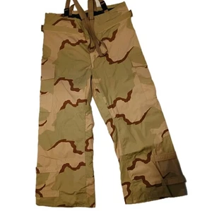 US Military Desert Camo Chemical Protective Overpants Large Regular 3-Color DCU  - Picture 1 of 13