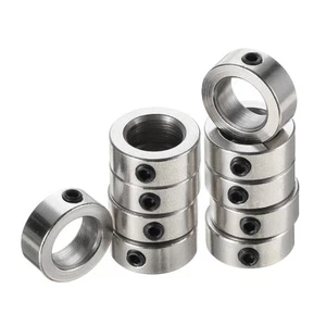 10pcs 8mm Shaft Lock Collar T8 Lead Screw Lock Ring Stainless Steel Collars - Picture 1 of 6