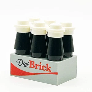 6-Pack of Diet Brick Soda made using LEGO parts - Picture 1 of 2