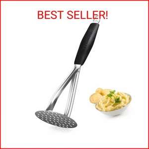 Joyoldelf robuster Kartoffelstampfer aus Edelstahl, professioneller integrierter Maische - Bild 1 von 2