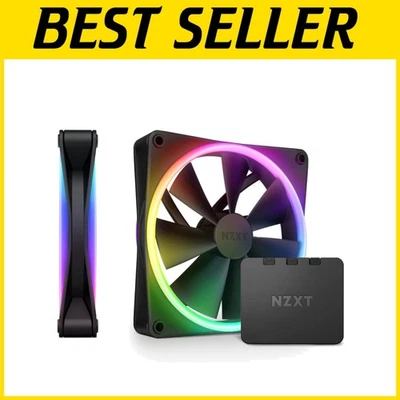 Customize Your Cooling: F140 Twin Pack RGB Fans with High Airflow & CAM Control - Image 1 of 4