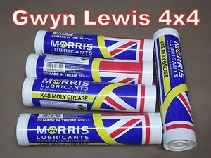 5 x MORRIS K48 MOLY GRASA 400g no cobre grasa Land Rover Mud Shield grasa - Imagen 1 de 3