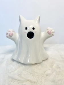 Goblin And Ghoul Ghost Kitty Cat Halloween Decor - Picture 1 of 3