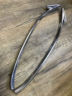 1971 DODGE CHARGER SUPER BEE B BODY MOPAR OE VINYL TOP 1/4 WINDOW MOLDINGS A C-G - Image 1 of 4