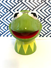 Disney Parks The Muppets Kermit The Frog Ceramic Cookie Jar 2023