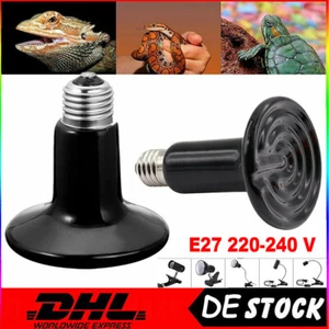 Keramik-Dunkelstrahler 200W Wärmelampe Infrarot Heizlampe für Terrarium Geflügel - Bild 1 von 19