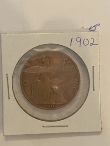1902 U.K. Penny High Tide - Picture 1 of 6