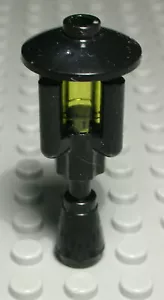Lego Figur Zubehör Laterne Lampe Schwarz Transparent Gelb - Bild 1 von 1