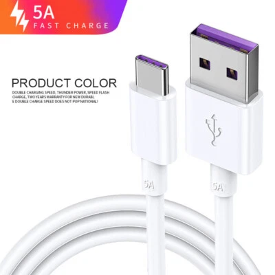 Fast Charging Cable 1-3m USB Type C Fast Data Cable for Samsung Huawei iPhone15  - Image 1 of 4