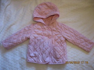 Baby Gap Lovely Pink Quilted Spring/Summer Lightly Padded Coat Jacket 2T(#090) - Picture 1 of 9