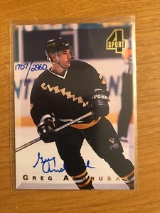 1994 Classic 4 Sport Greg Andrusak autograph RC 1707/2960  - Picture 1 of 1