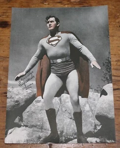 Vintage Kirk Alyn SUPERMAN Theatre Promo Pic FIRST SUPERMAN Collectors Must L@@K - Picture 1 of 2