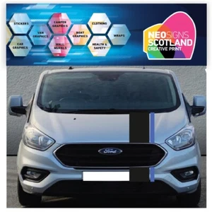 Adesivi grafici strisce furgone anteriori e posteriori Ford Transit Custom MK7/8/9 FORDB04 - Foto 1 di 2