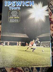 Ipswich Town V Leeds United 27/10/81 League Cup - Picture 1 of 2