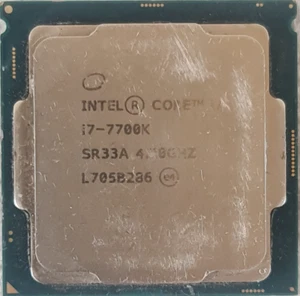 Intel Core i7 7700K 4.6GHz LGA 1151 Processor CPU 4 Core *FULLY TESTED* SR33B - Picture 1 of 1