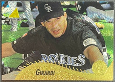 1995 Pinnacle Joe Girardi Museum Collection #357 Colorado Rockies NY Yankees