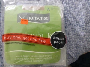 No nonsense size A control top pantyhose.  NEW  vtg? - Picture 1 of 2