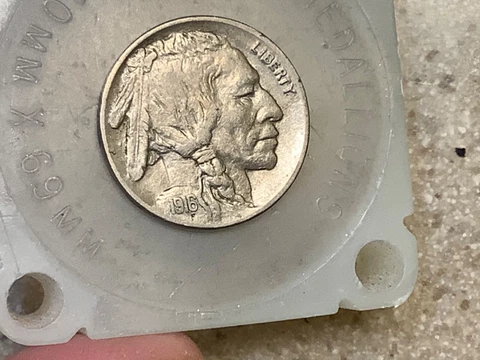 1916 P 5c  Buffalo Nickel *Grand Pa’s Collection* Nice Better Dare, Don’t Miss Cover