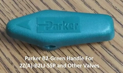 Parker Ball Valve Handle "B2-Handle -Green" for Parker 2Z(A)-B2LJ-SSP valves.