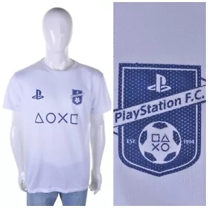 Vintage PLAYSTATION FC Football Shirt XXL 90s Soccer Jersey Strip Kit Top PS1 - Picture 1 of 10