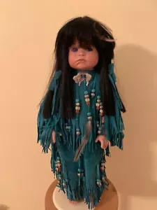 Gene Schooley Vintage princess wildflower doll 7/94 #4 Native american excellent - Picture 1 of 7