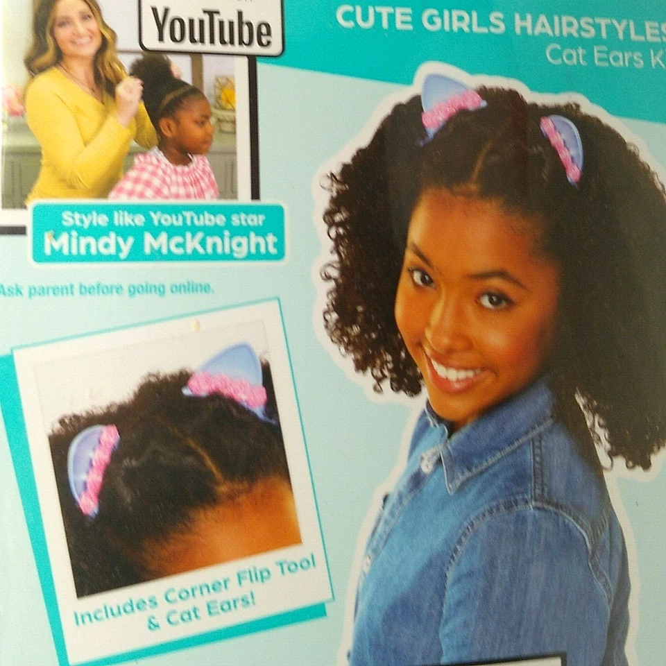 CGH Cute Girls Hairstyles Cat Ears and Side Flip Tool