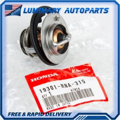 NEW OEM Engine Thermostat w/Gasket 19301-RNA-315 For Honda Acura Civic HR-V ILX - Image 1 of 4
