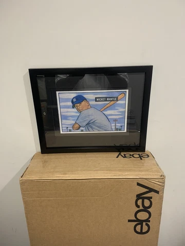 1951 Bowman Mickey Mantle (Custom Mini Poser) Frame Not Included (READ) Cover