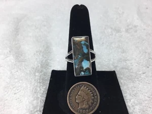 ITHACA PEAK TURQ. sz.8 sterling - Picture 1 of 3