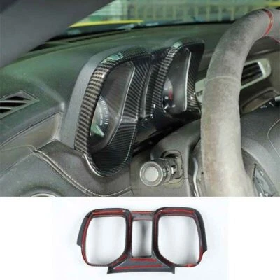 Cuadro de instrumentos interior de fibra de carbono decoración para Chevrolet Camaro 2010-15 Foto 1 de 4
