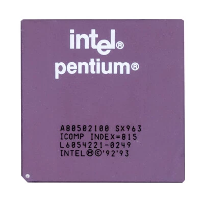 INTEL PENTIUM 100MHZ SX963 SOCKET 7 A80502-100 - Imagen 1 de 2