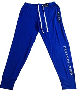Polo Ralph Lauren Strick Jogginghose Herren Large blau Schlaf Lounge Hose authentisch neu! - Bild 1 von 11