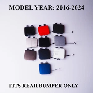 Tapa de gancho de remolque para parachoques trasero para Audi A4 B9 8W 2016-2024 elige el color - Imagen 1 de 29