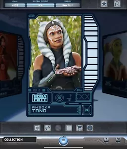 🔥 Star Wars Card Trader AHSOKA TANO 2023 Tier 1 100 White Base HOARD MONUMENT🔥 - Picture 1 of 1