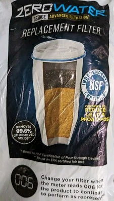 New Zero Water ZR-006 5 Stage Replacement Filters 3-Pack ZeroWater Sealed - Image 1 of 4