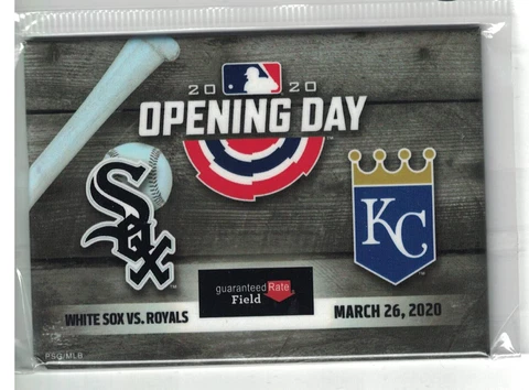 Chicago White Sox vs Kansas City Royals 2020 Opening Day Magnet Cover