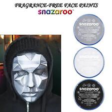 3pc Snazaroo Face Paint Halloween Makeup Skull Skeleton Mummy Black White Grey