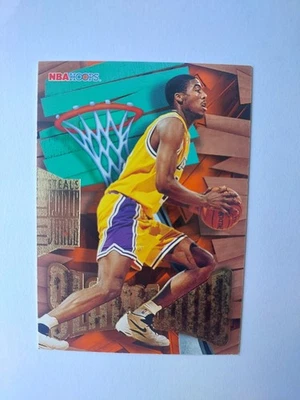 NBA - 1995-96 Hoops - Eddie Jones Slamland Card #SL23 - LA Lakers - Image 1 of 2