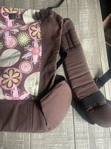 Beco Baby Carrier Brown Flower Floral Pattern - Picture 1 of 7