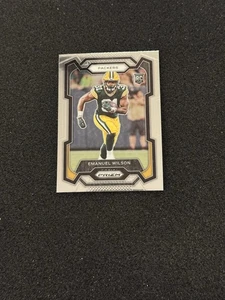 2023 Panini Prizm #335 Emanuel Wilson Green Bay Packers RC Football Card - Picture 1 of 2