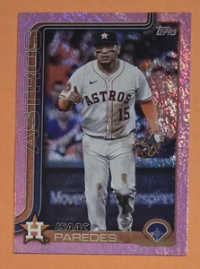 Isaac Paredes 2025 Topps Update Pink Holo Foil Card #US195 - Picture 1 of 2