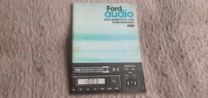 Genuine Original 1982 Ford Audio Guide Escort Fiesta Orion Sierra Capri Granada - Picture 1 of 6