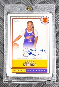 2024 Topps Chrome McDonald's All American Event Auto Sarah Strong #EA-SS Auto - Picture 1 of 2