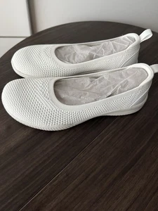 Slipper Mokassins Damen Sportschuhe Leichte Slip On Sneakers Schuhe weiß Gr. 37 - Bild 1 von 4