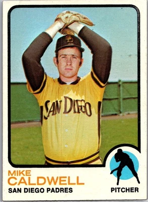 1973 Topps Mike Caldwell #182 San Diego Padres - Image 1 of 2
